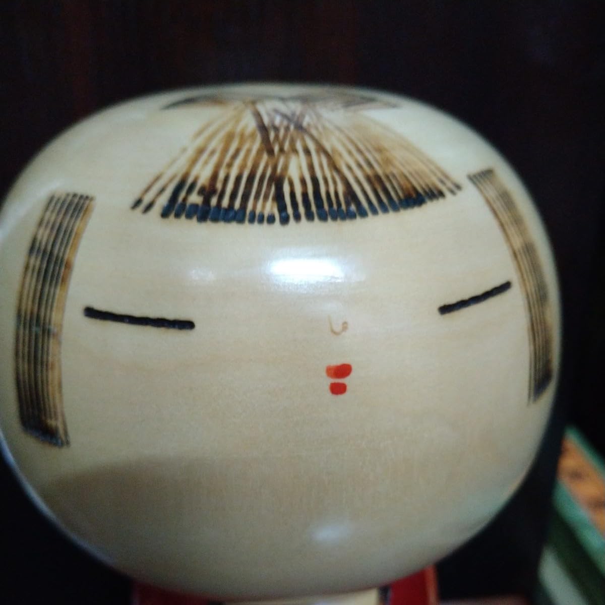 Amazon.co.jp: 創作こけし 作家 村上健一氏 山形 高さ22cm 890g